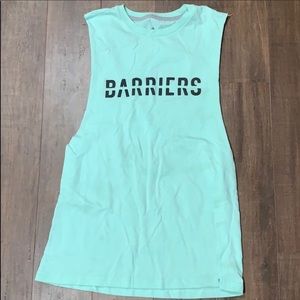 Adidas teal sleeveless top